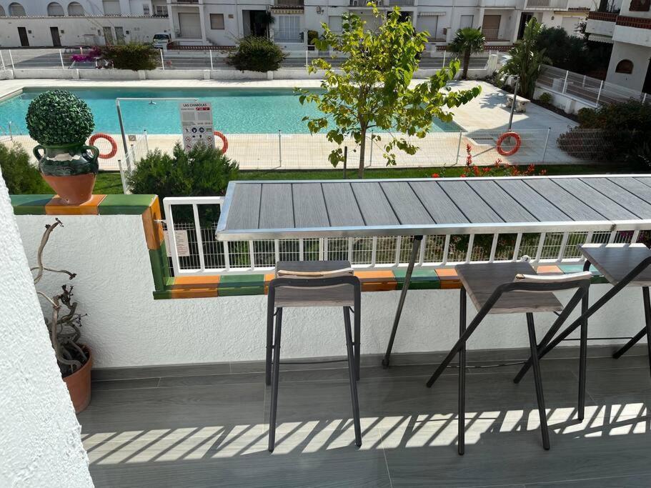 Le Canola Empuriabrava Port - 45M2 - Vue Piscine - Plage Centrale 500M- Parking Prive Gratuit Exterior foto